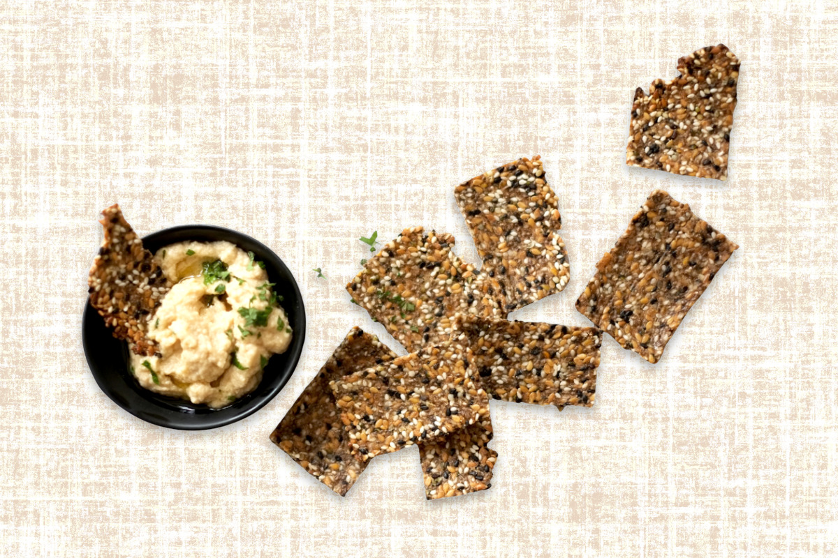 Krakersy z nasionami